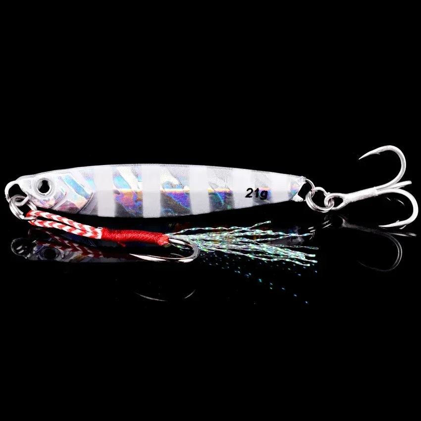 5pcs Metal Jig Fishing Lure Weights 10g-40g