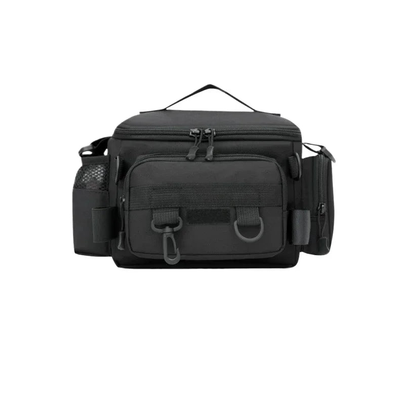 Fishing tackle, shoulder bag, storage bag, portable fishing rod holder