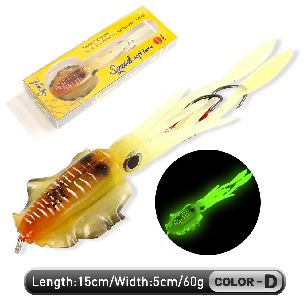 ZUKIBO Soft Squid Bait