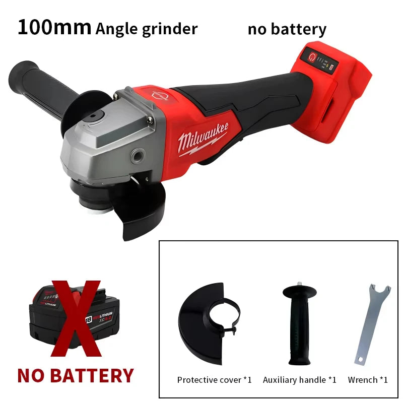 Milwaukee 125mm/100mm Brushless Angle Grinder