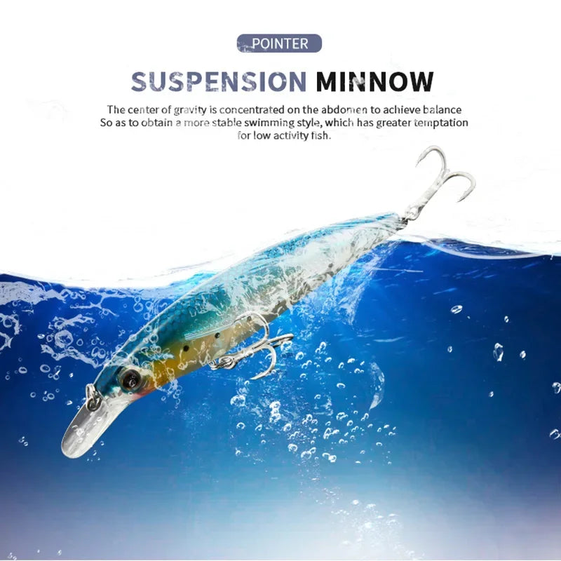 14G 11CM Fishing Lure With Tungsten Ball System Minnow