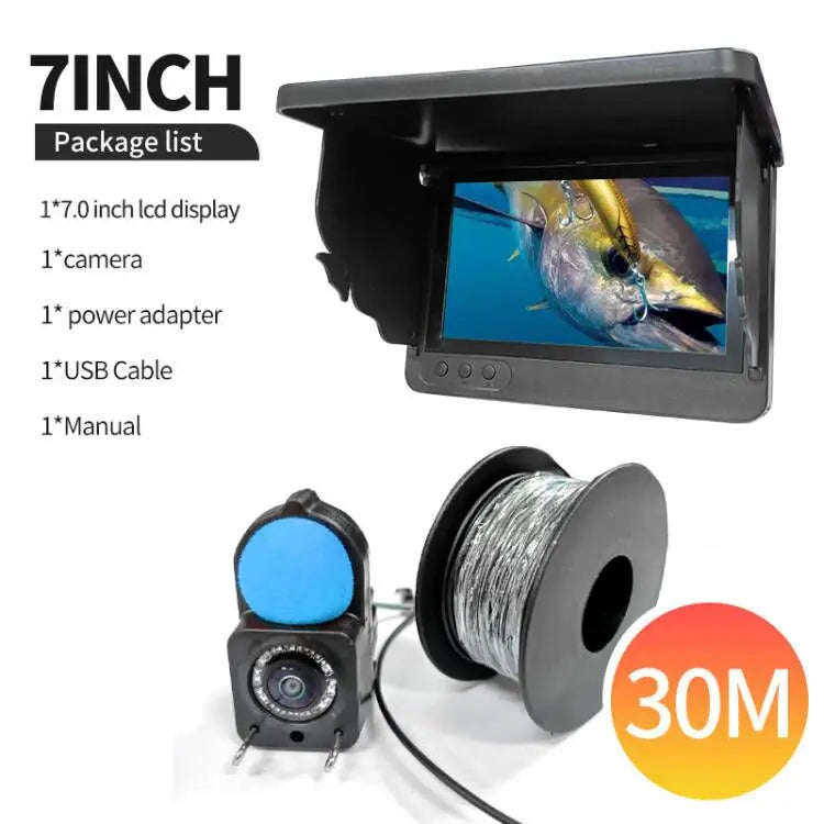 120° Fishing Camera With Night Vision 1080P 4.3 Inch LCD