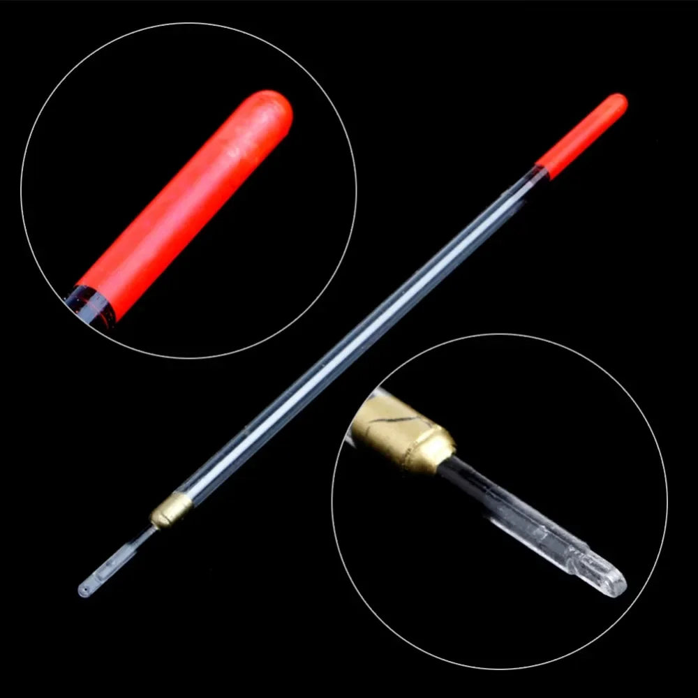 20 Pcs Waggler Floats Transparent Pipe Drift Loaded Coarse Carp Feeder Fishing Accessories