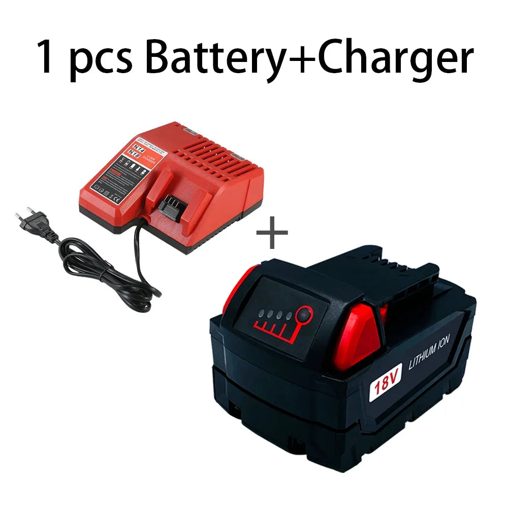 New Milwaukee M18 battery / charger 18V 12800mah