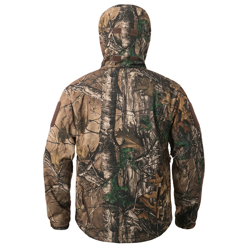 Men's Silent Soft Shell Camouflage Jacket