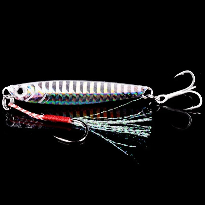 5pcs Metal Jig Fishing Lure Weights 10g-40g