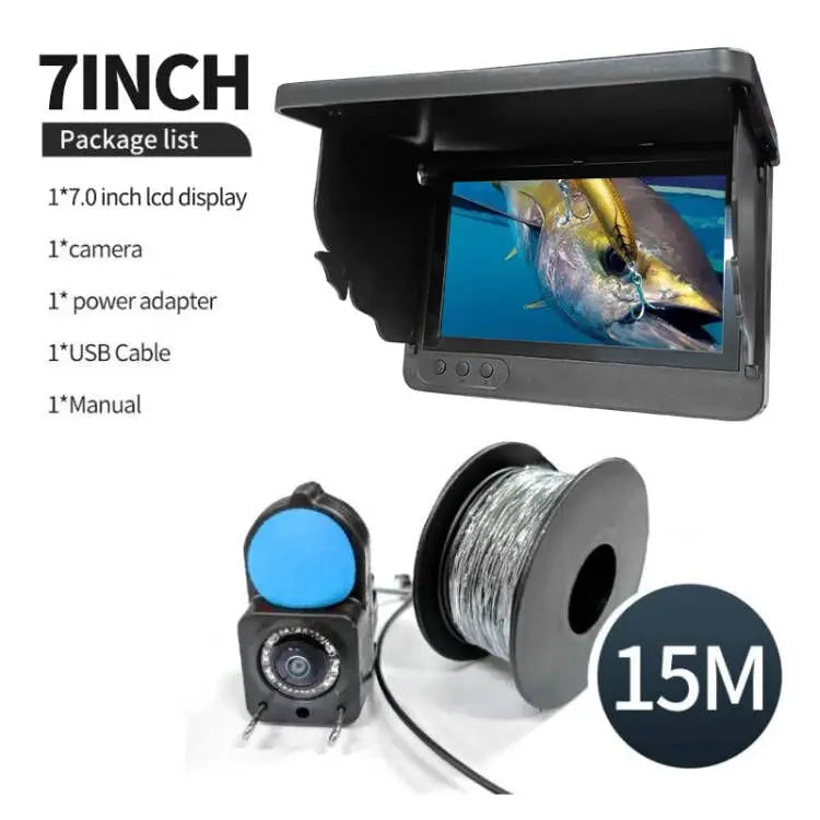 120° Fishing Camera With Night Vision 1080P 4.3 Inch LCD