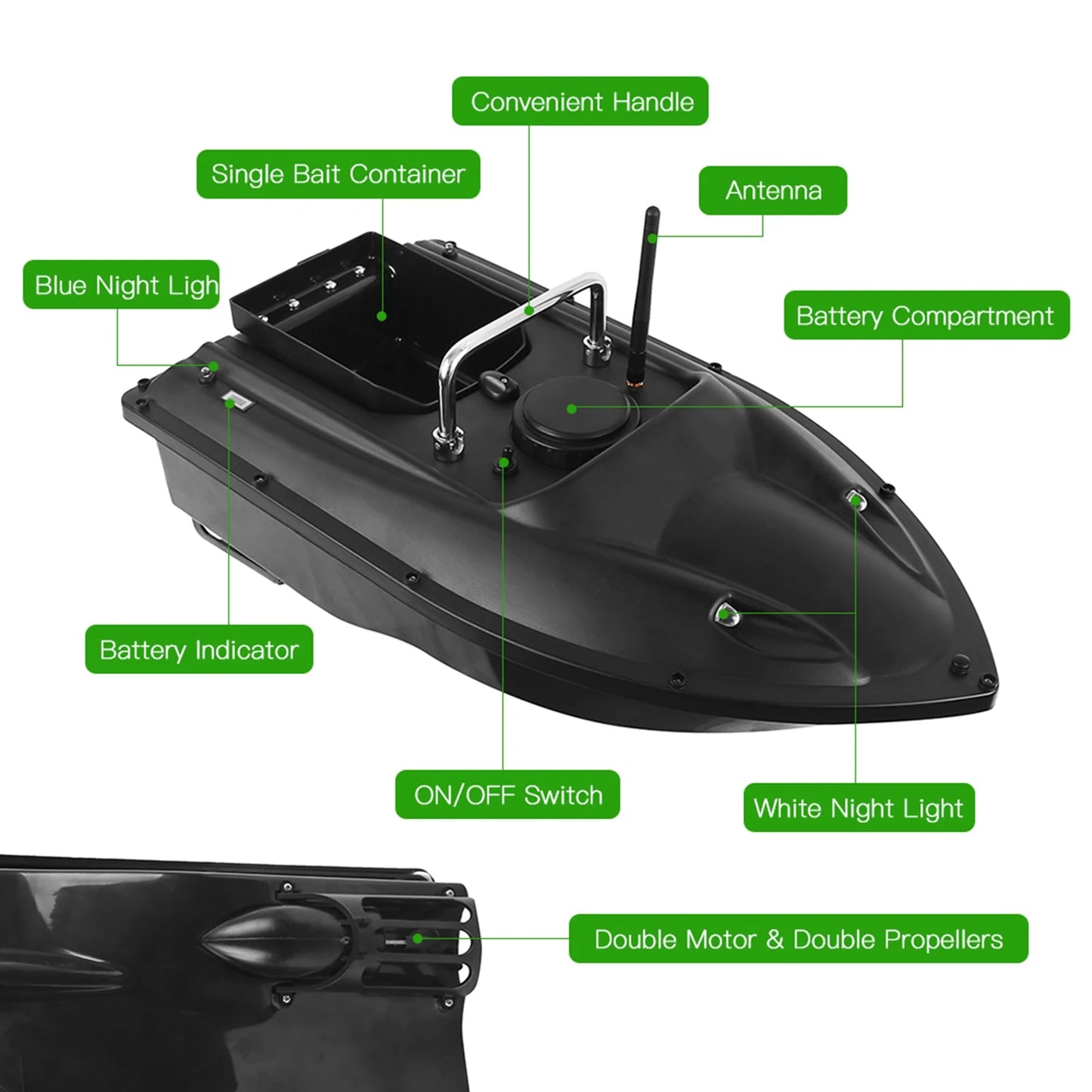 Remote Control Bait Boat