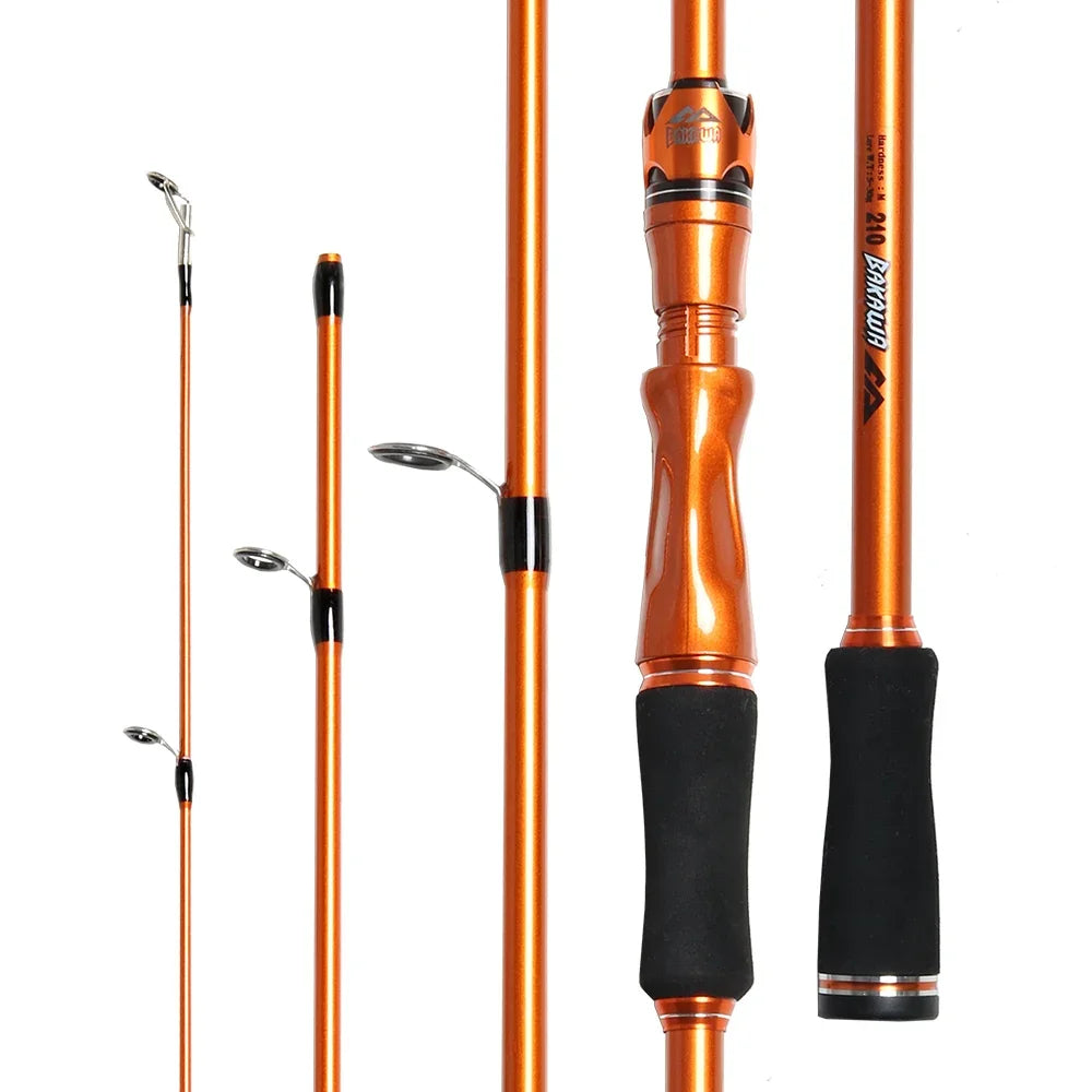 BAKAWA Casting Spinning Fishing Rods 1.8M and 2.1M 4 Section