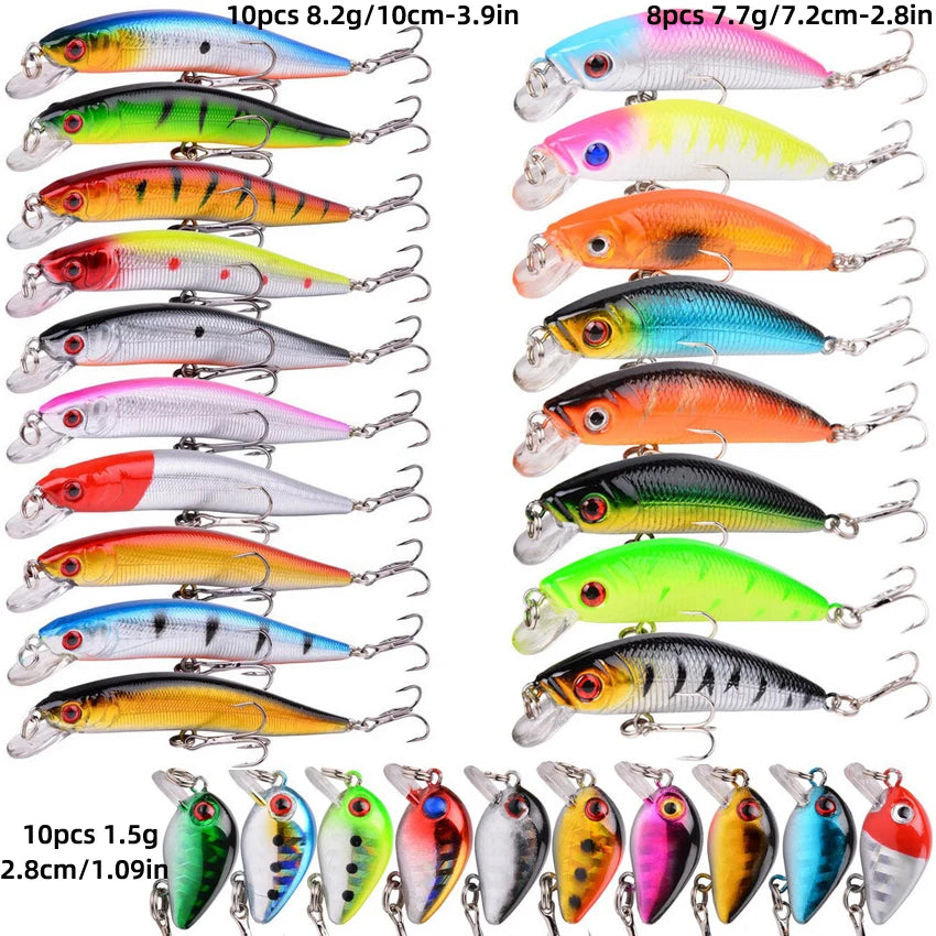 56/28/12/10/4pcs Fishing Lures Kit