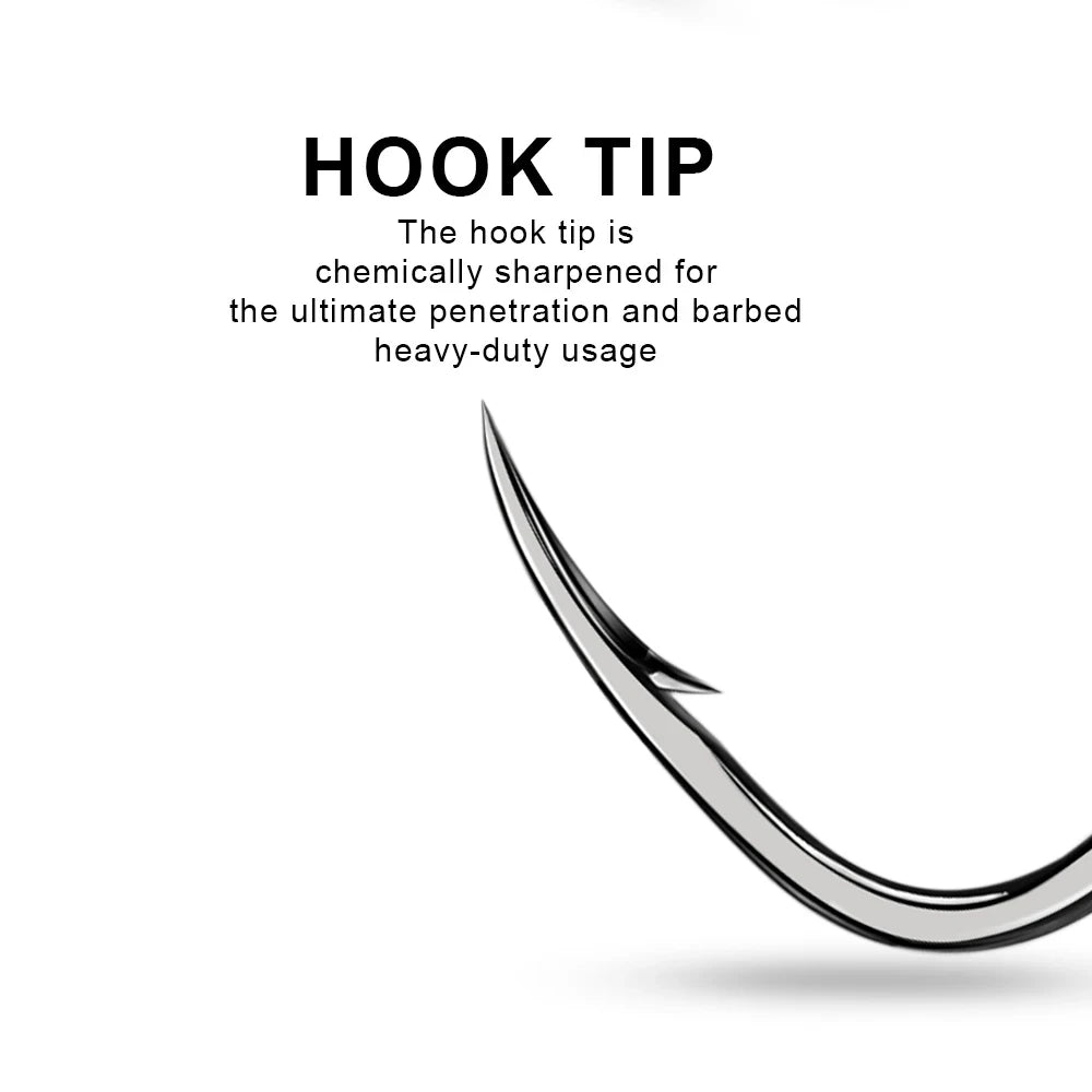 PROBEROS 50Pcs/lot Carbon Steel Barbed Fishhook