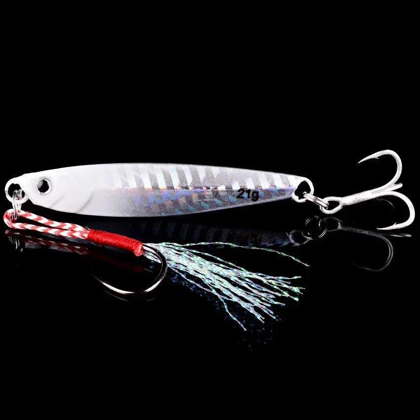 5pcs Metal Jig Fishing Lure Weights 10g-40g