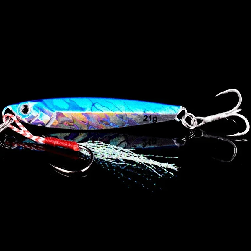 5pcs Metal Jig Fishing Lure Weights 10g-40g