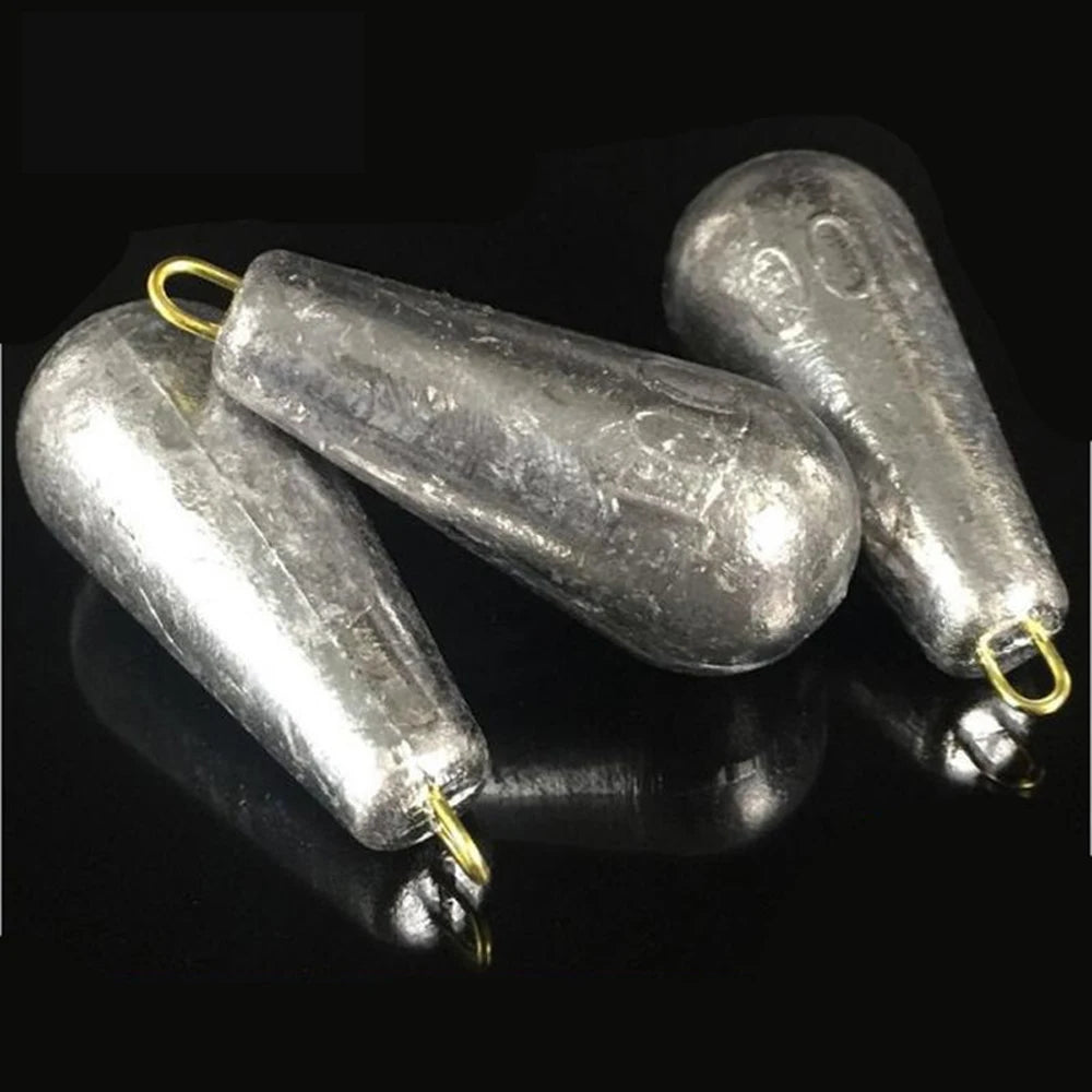 5PCS/Lot Weight Size 10g/15g/20g/30g/40g/50g/60g/70g Water Droplets Lead Weights