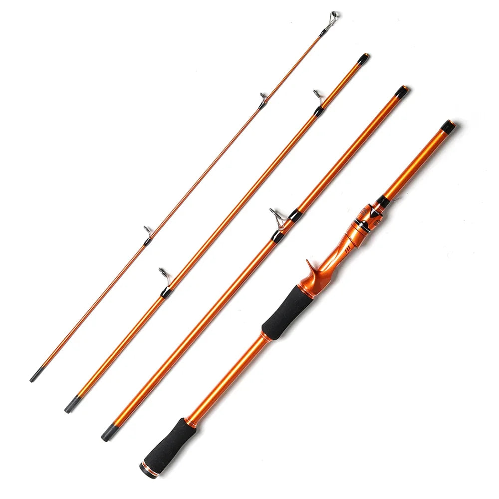 BAKAWA Casting Spinning Fishing Rods 1.8M and 2.1M 4 Section