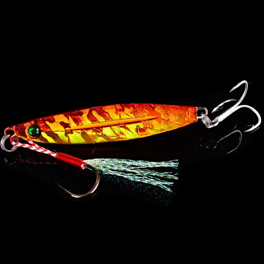 5pcs Metal Jig Fishing Lure Weights 10g-40g