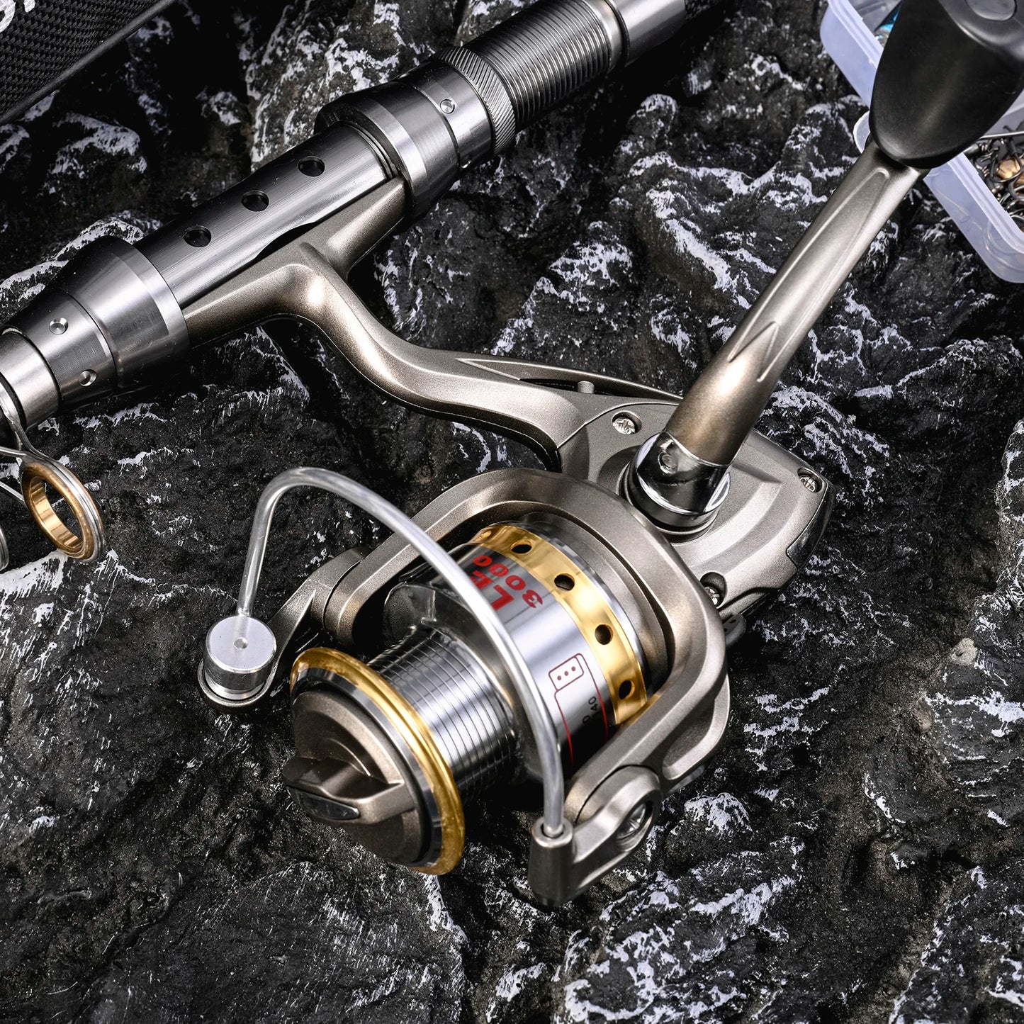 2PCS Rod and Reel Combo, Telescopic Fishing Rods