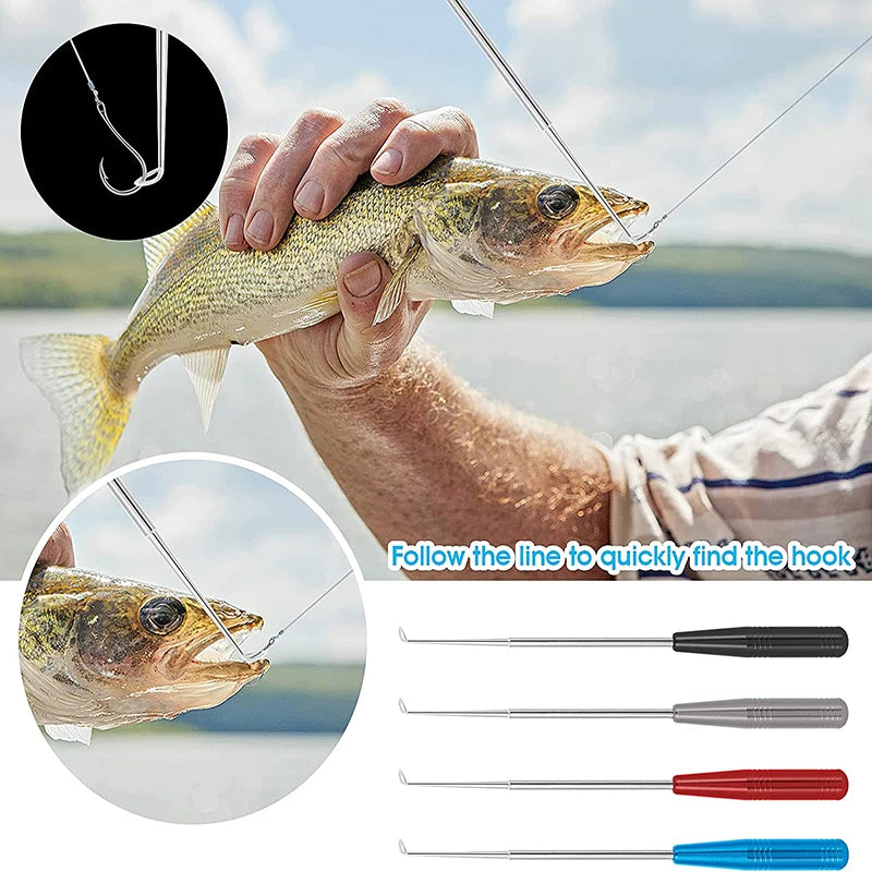 1PC Retractable Fish hook Extractor