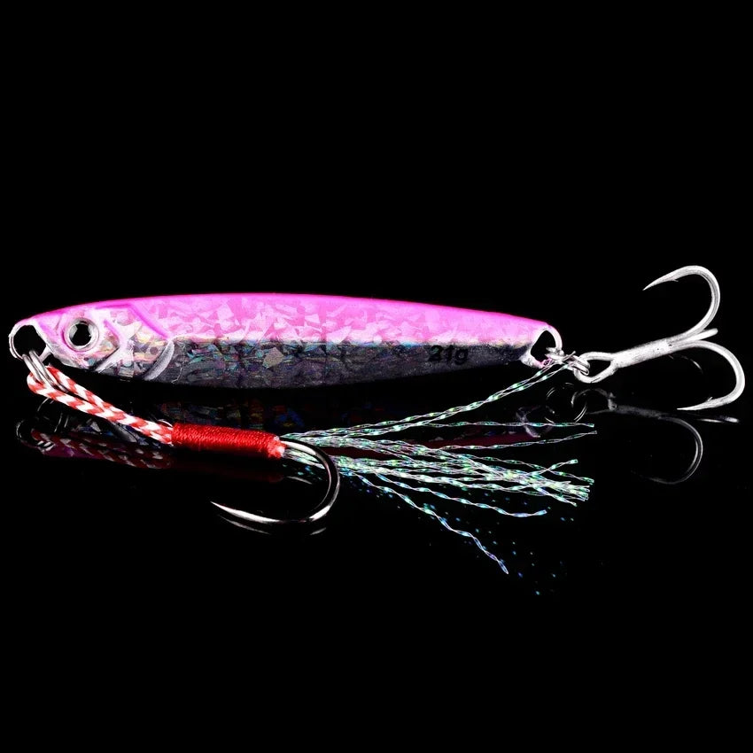 5pcs Metal Jig Fishing Lure Weights 10g-40g