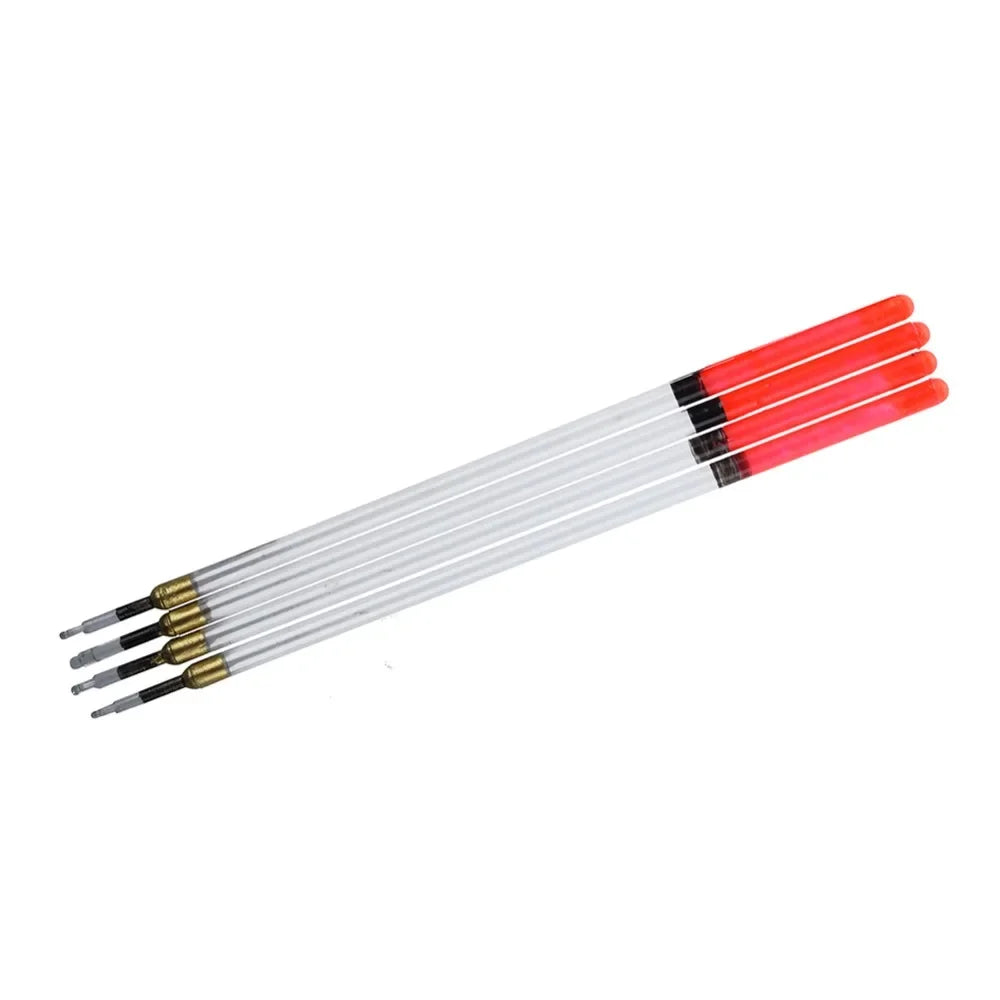 20 Pcs Waggler Floats Transparent Pipe Drift Loaded Coarse Carp Feeder Fishing Accessories