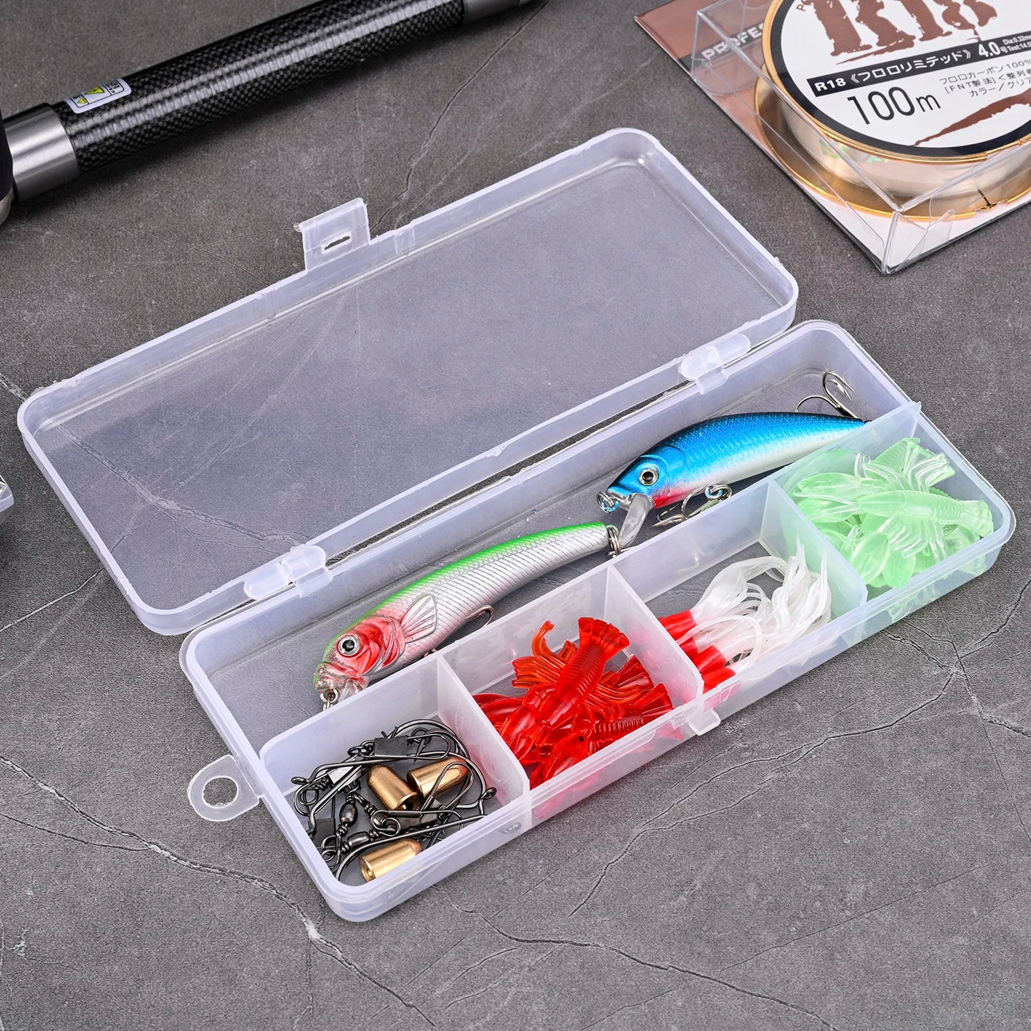2PCS Rod and Reel Combo, Telescopic Fishing Rods