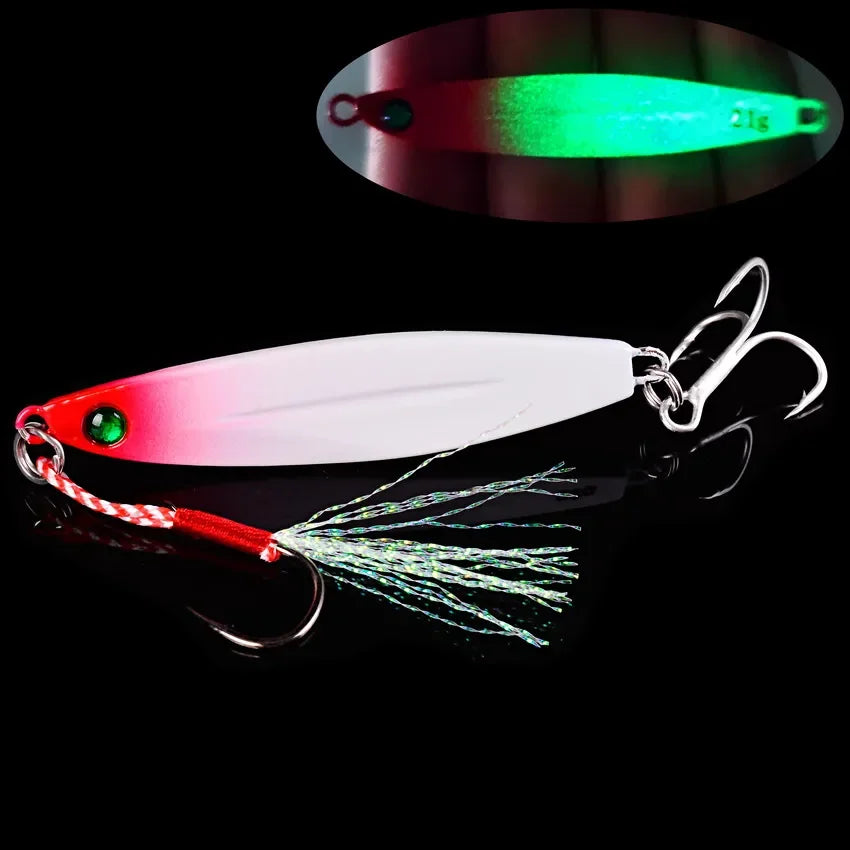 5pcs Metal Jig Fishing Lure Weights 10g-40g