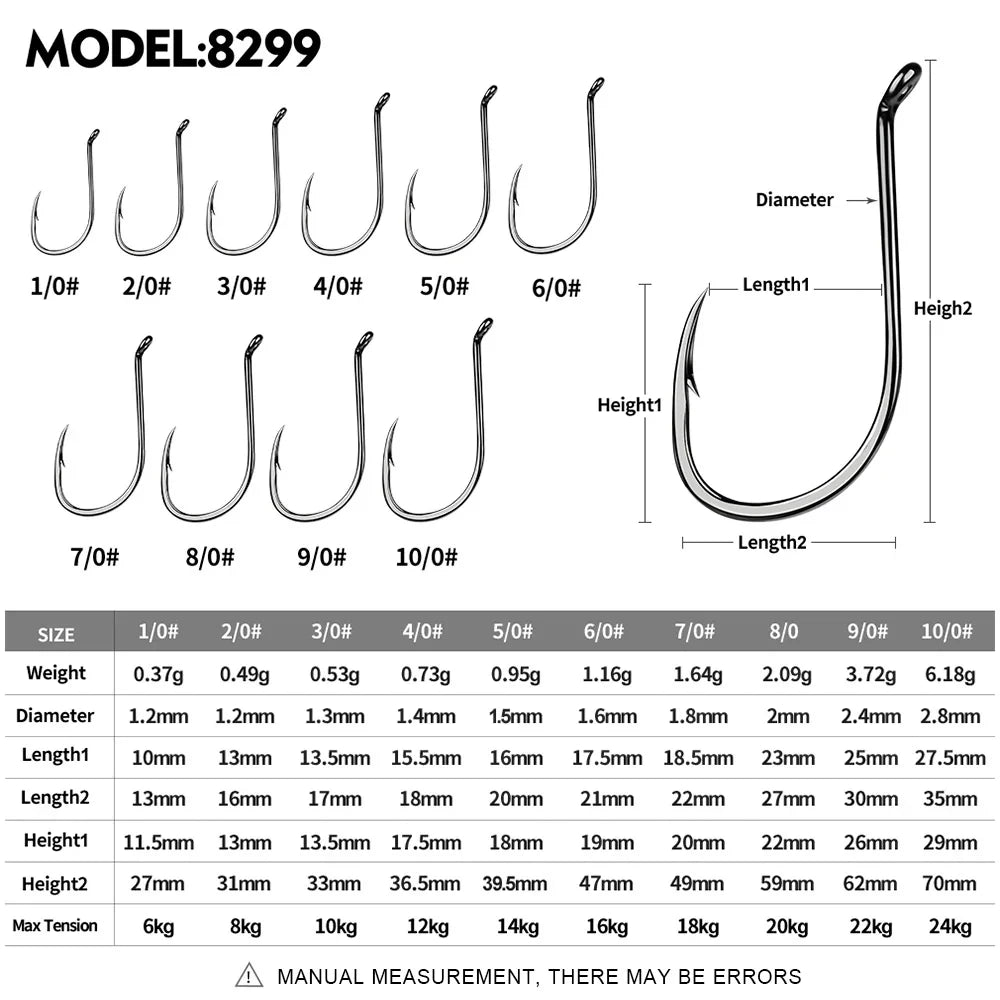 PROBEROS 50Pcs/lot Carbon Steel Barbed Fishhook