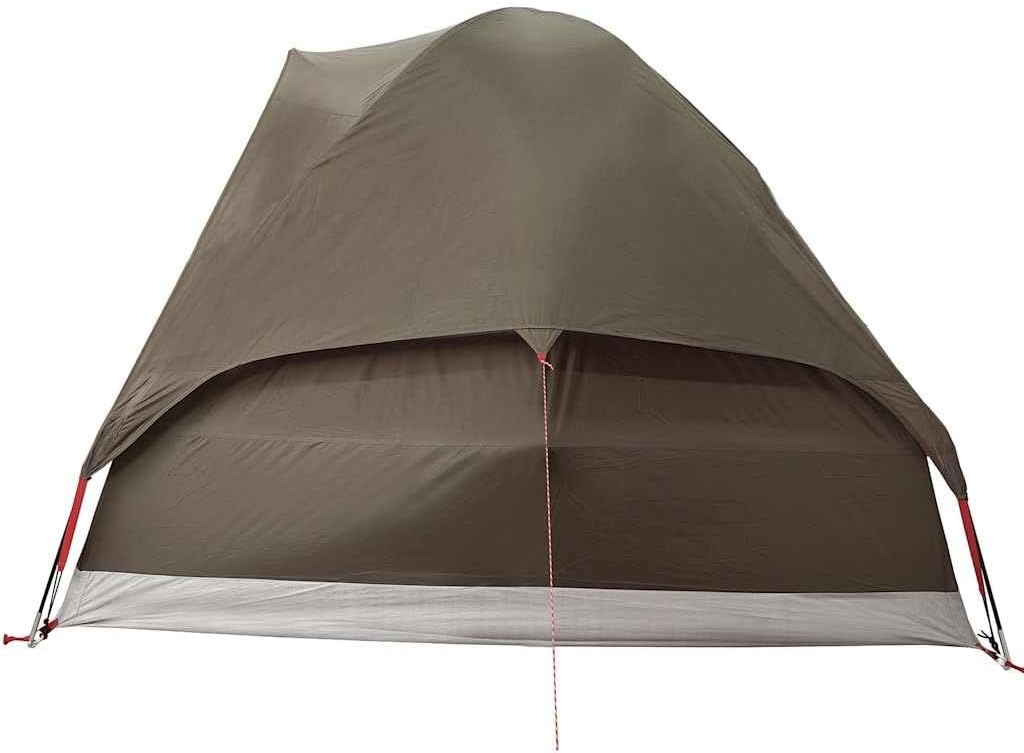 4-Person Waterproof Olive Green Dome Camping Tent