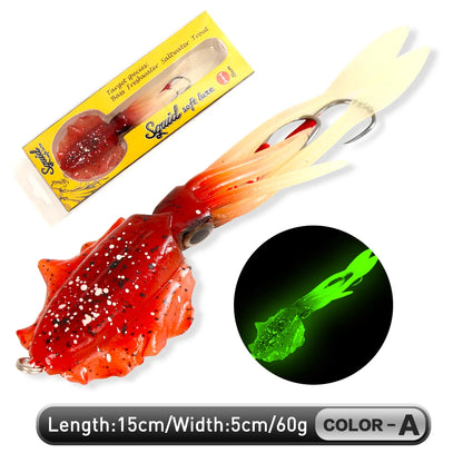 ZUKIBO Soft Squid Bait