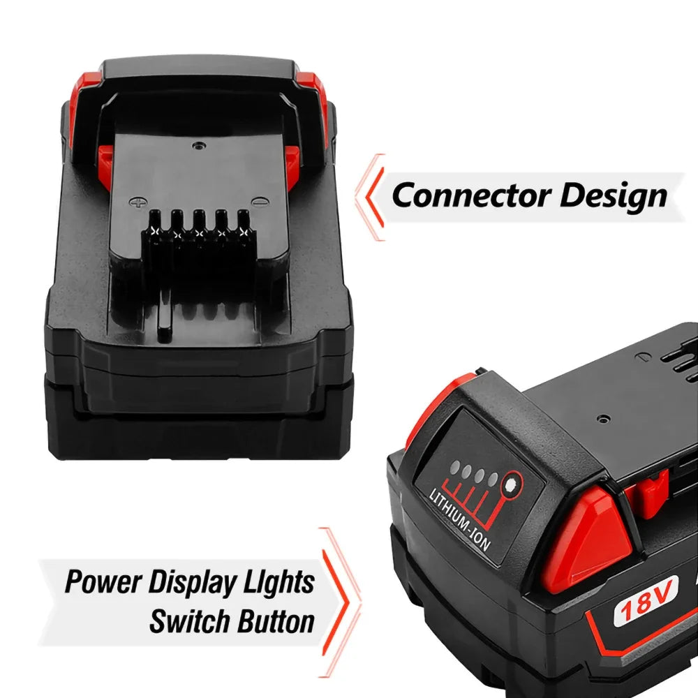 New Milwaukee M18 battery / charger 18V 12800mah