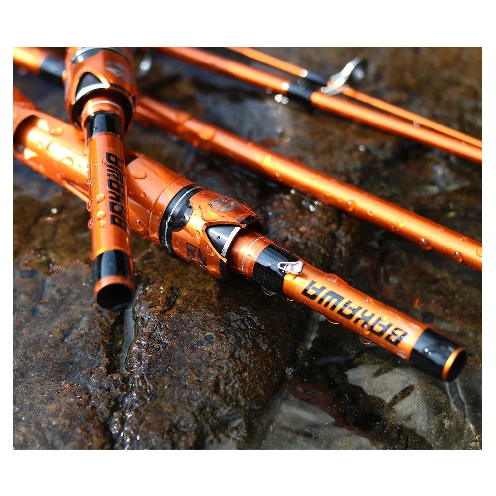 BAKAWA Casting Spinning Fishing Rods 1.8M and 2.1M 4 Section