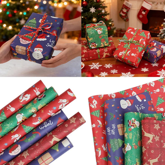 10m roll craft Christmas Wrapping Paper