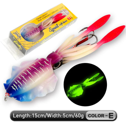 ZUKIBO Soft Squid Bait