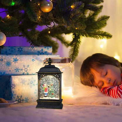 Christmas Lantern Snow Globe