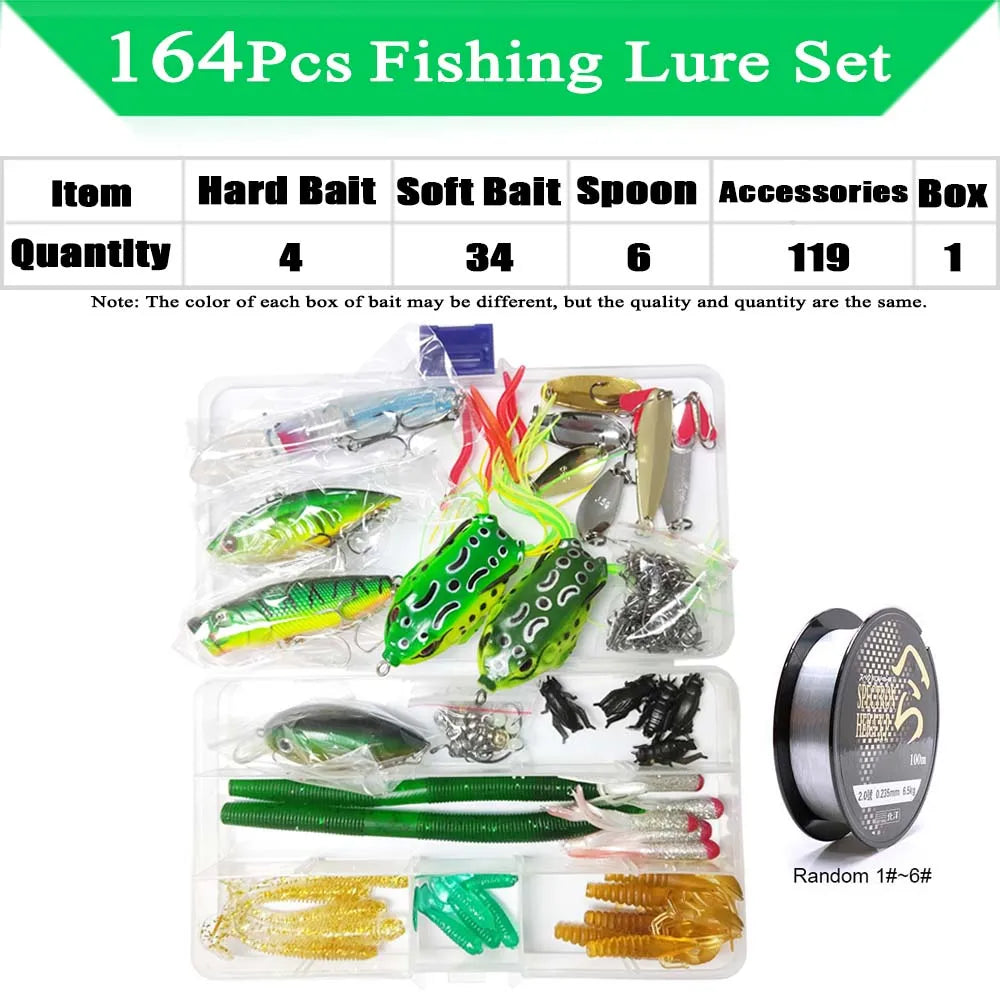 Fishing Lure Kit Soft and Hard