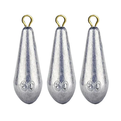 5PCS/Lot Weight Size 10g/15g/20g/30g/40g/50g/60g/70g Water Droplets Lead Weights