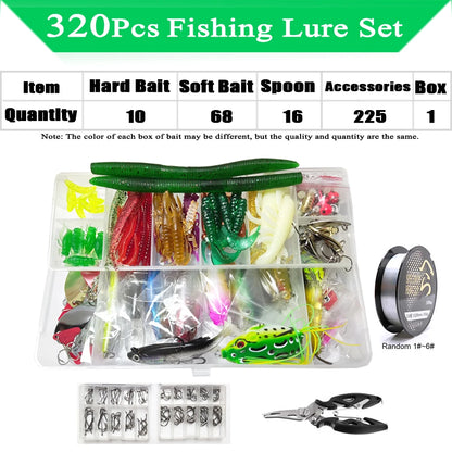 Fishing Lure Kit Soft and Hard