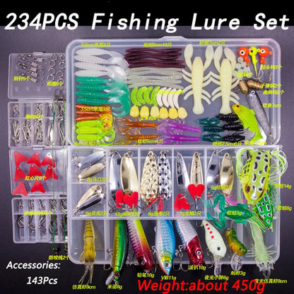 Fishing Lure Kit Soft and Hard