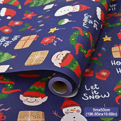 5m roll Christmas Wrapping Paper