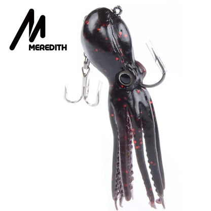 MEREDITH Built-in Counterweight Fishing Lure 23g 9cm Long Tail Soft Octopus Artificial Silicone Soft Bait