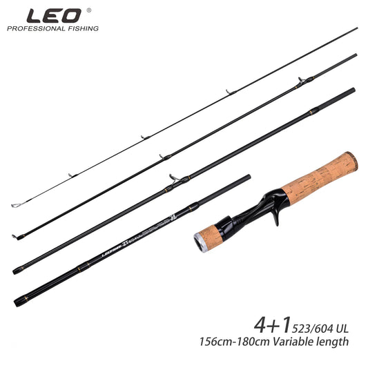 LEOFISHING Carbon Fishing Rod 1.56M&1.8M
