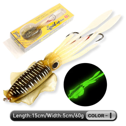 ZUKIBO Soft Squid Bait