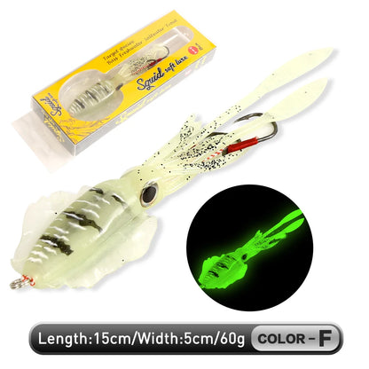 ZUKIBO Soft Squid Bait