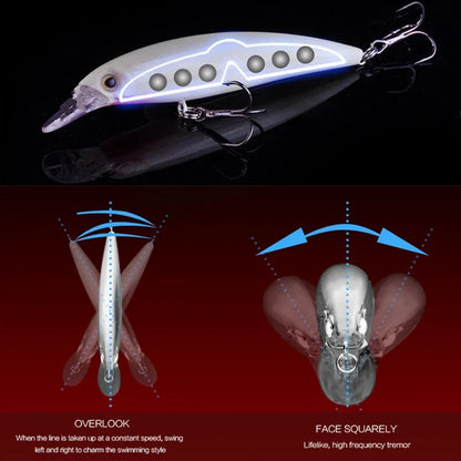 14G 11CM Fishing Lure With Tungsten Ball System Minnow