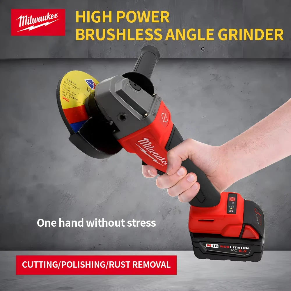 Milwaukee 125mm/100mm Brushless Angle Grinder
