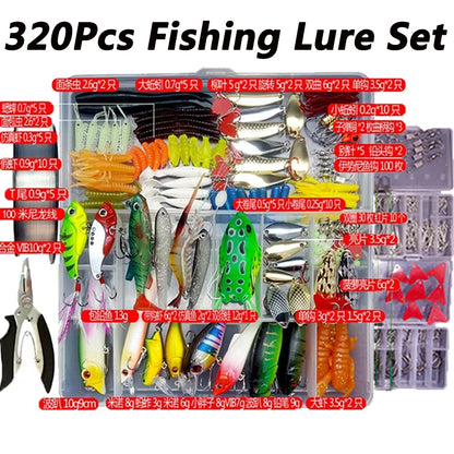 Fishing Lure Kit Soft and Hard