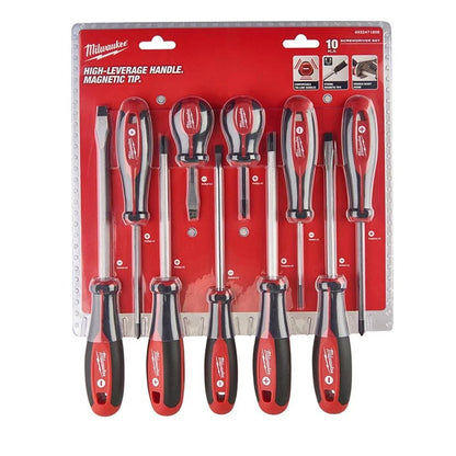 Milwaukee 10 Piece Tri-Lobe Screwdriver Set