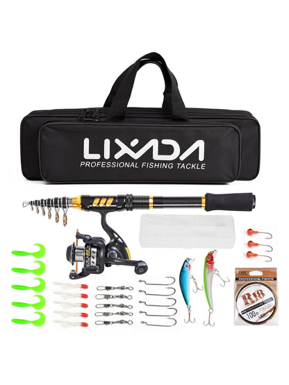 Lixada Fishing Rod and Reel Full Kit