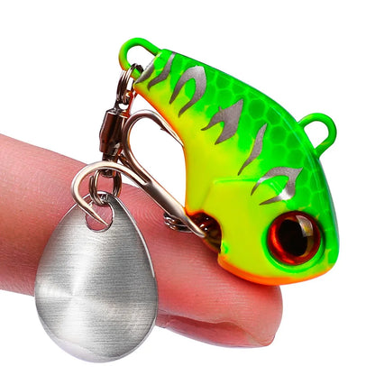 Wobble Rotating Metal Vibration Bait Fishing 6g 15g 28g Artificial Hard Baits Spinner Spoon Lure Pesca