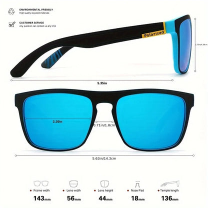 Vintage Square Polarized Sunglasses UV400